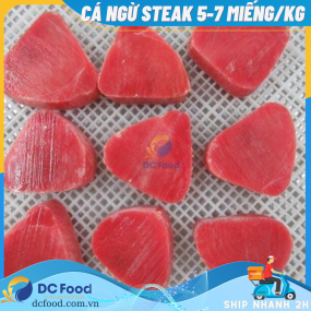 Cá Ngừ Đại Dương Steak 5-7 miếng/kg